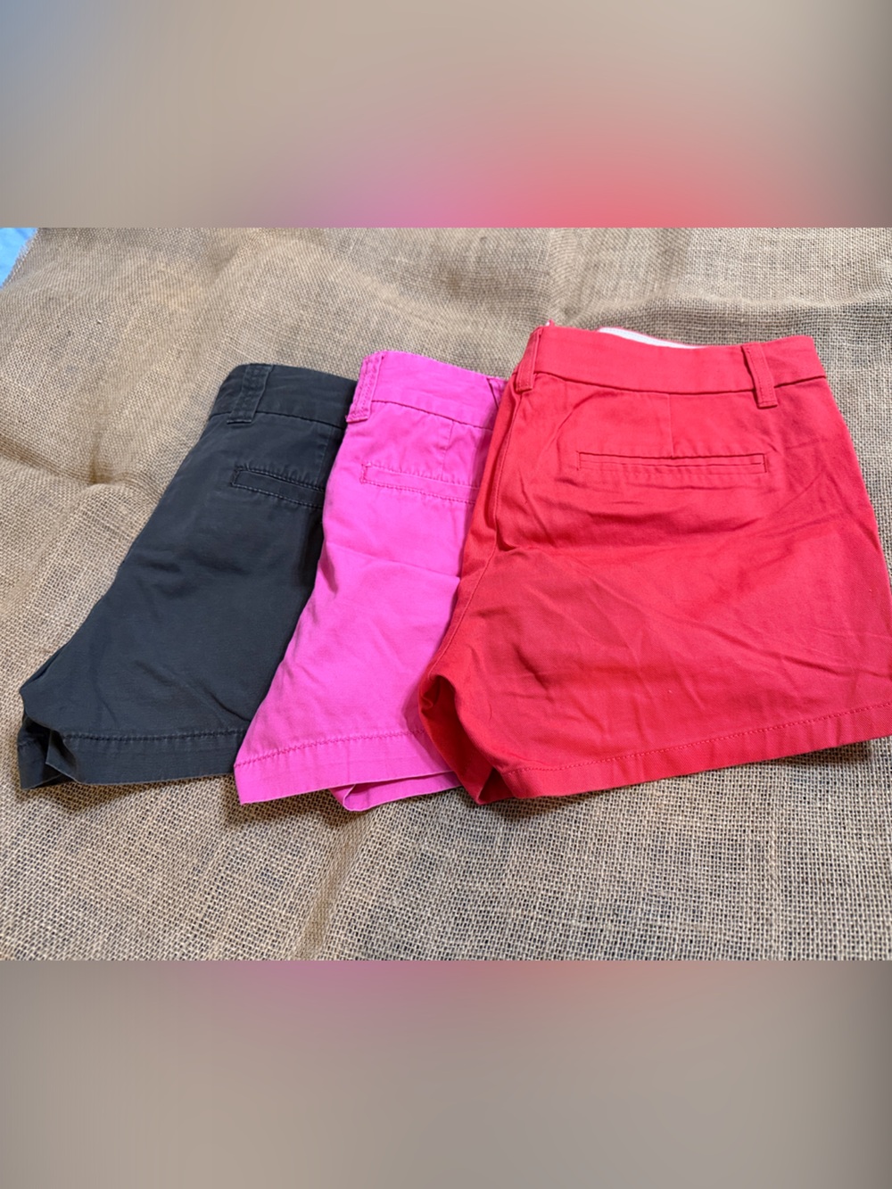 3 J-Crew Women’s Casual Cotton Shorts